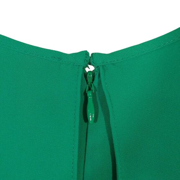 A Dalia Women's Green Flowy Layered Sleeveless Tank Blouse Top Shirt Size S - Picture 7 of 9